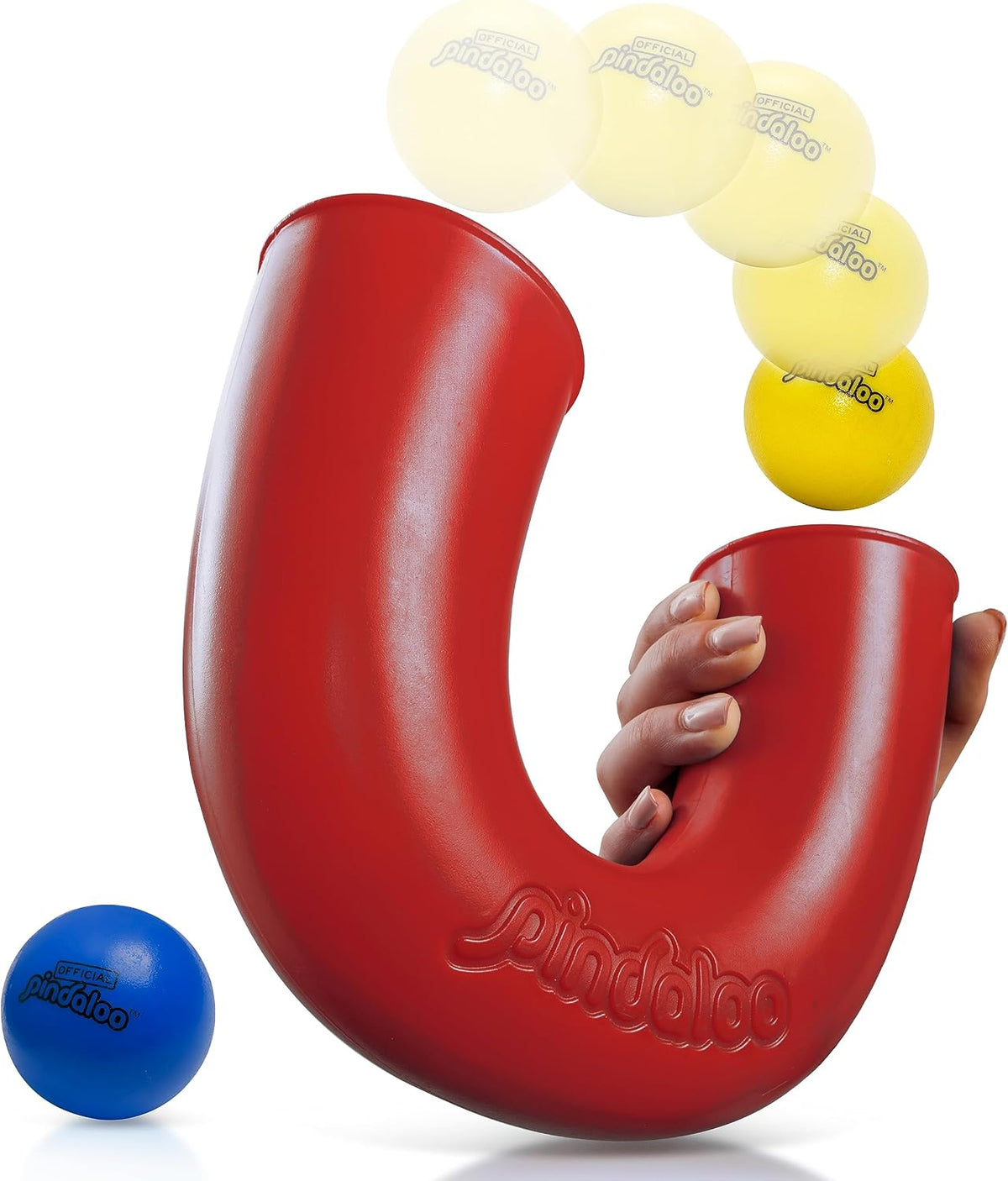 pindaloo Original Skill Game Toy with 2 Balls - Red