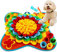 Snuffle Mat for Dogs Pet Treats Feeding Mat for Small/Medium Breed - Blue