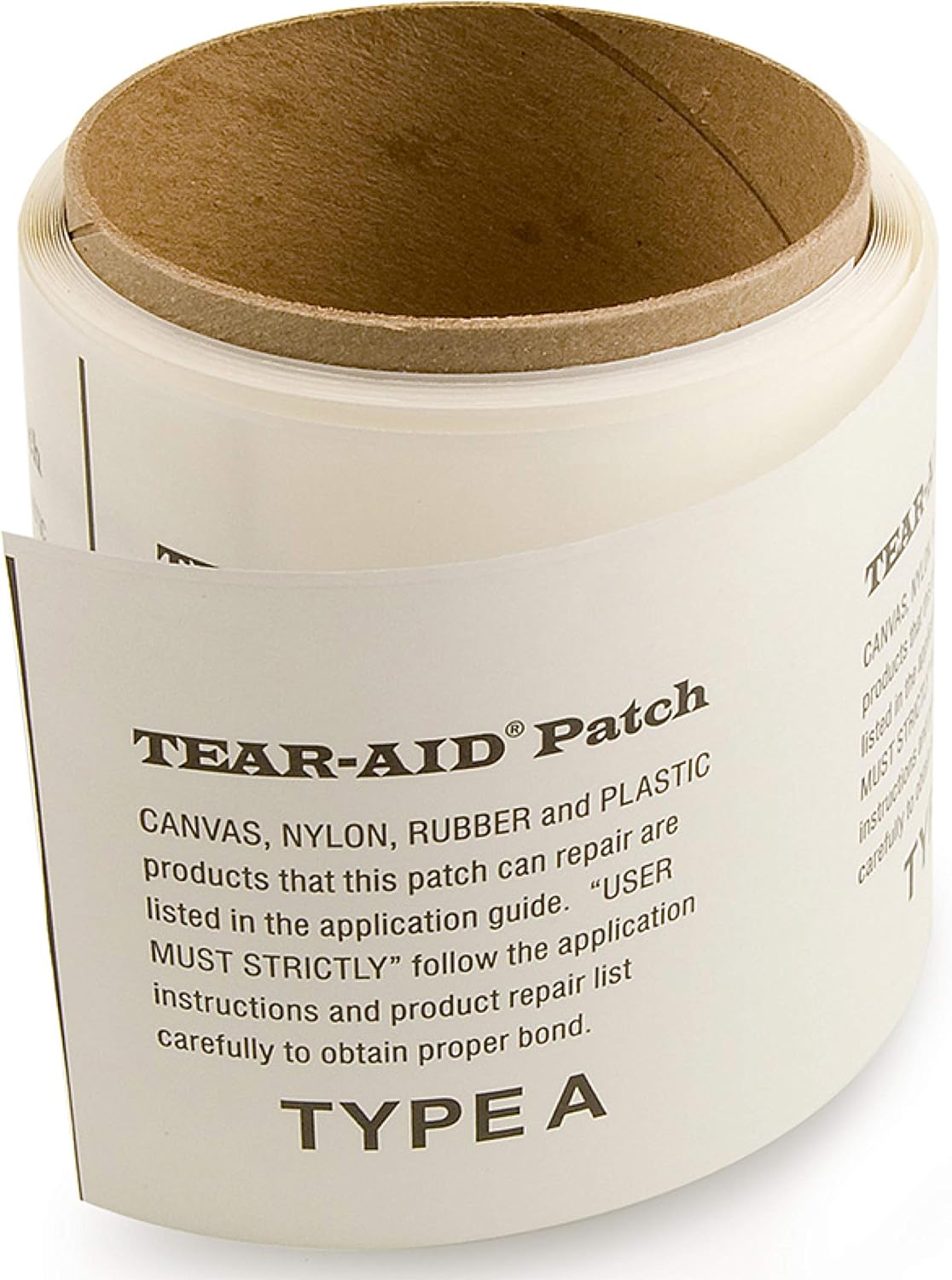 Tear-Aid Fabric Repair Kit, Type A Clear Patch for Canvas - Fabric Repair Roll (Pack of 1) - image 2