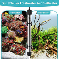 hygger 802 Aquarium Titanium Heater Rod Fish Tank Heating Element - 200W (Pack of 3) - image 2
