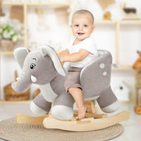FUNLIO Unicorn Baby Rocking Horse - Elephant-gray - image 2