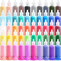 Niurewan 24 PCS Art Sand, DIY Sand Arts and Crafts Kit - 50 Colors