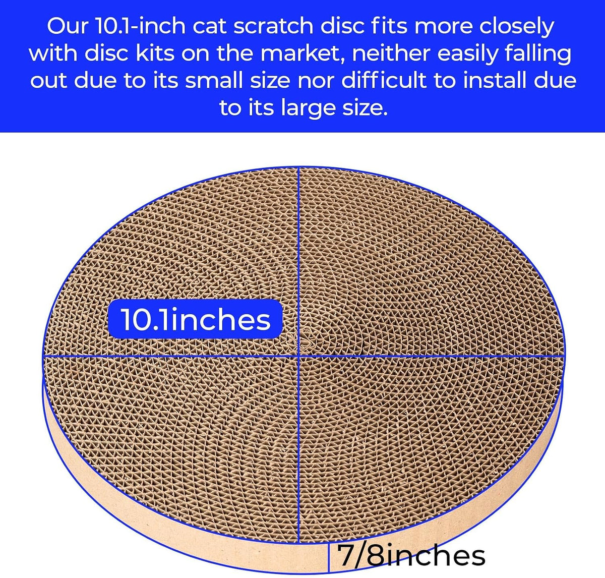 Round Cat Scratcher Refill - 5 pcs - image 2