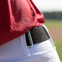 Champion Sports Baseball/Softball Uniform Belt, Comfort Stretch Fit Durable Syntex Tab - Youth & Adult Sizes, Multiple Colors