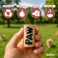 Pawfect Dog Poop Bags Rolls, Biodegradable Poop Bags - 240 Bags - image 3