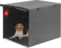 Deblue 36 inch Dog Crate Cover Fit for 36 inch Wire - – Essentials for Dogs - 24.0"L x 18.0"W x 20.0"H / Grey