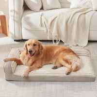 Orthopedic Dog Bed for Large Dogs - 31"L x 25"W x 6.5"Th / Beige - image 3