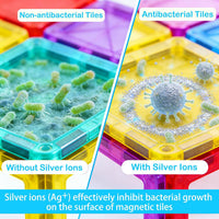 Antibacterial Magnetic Tiles - 32 PCS - image 3