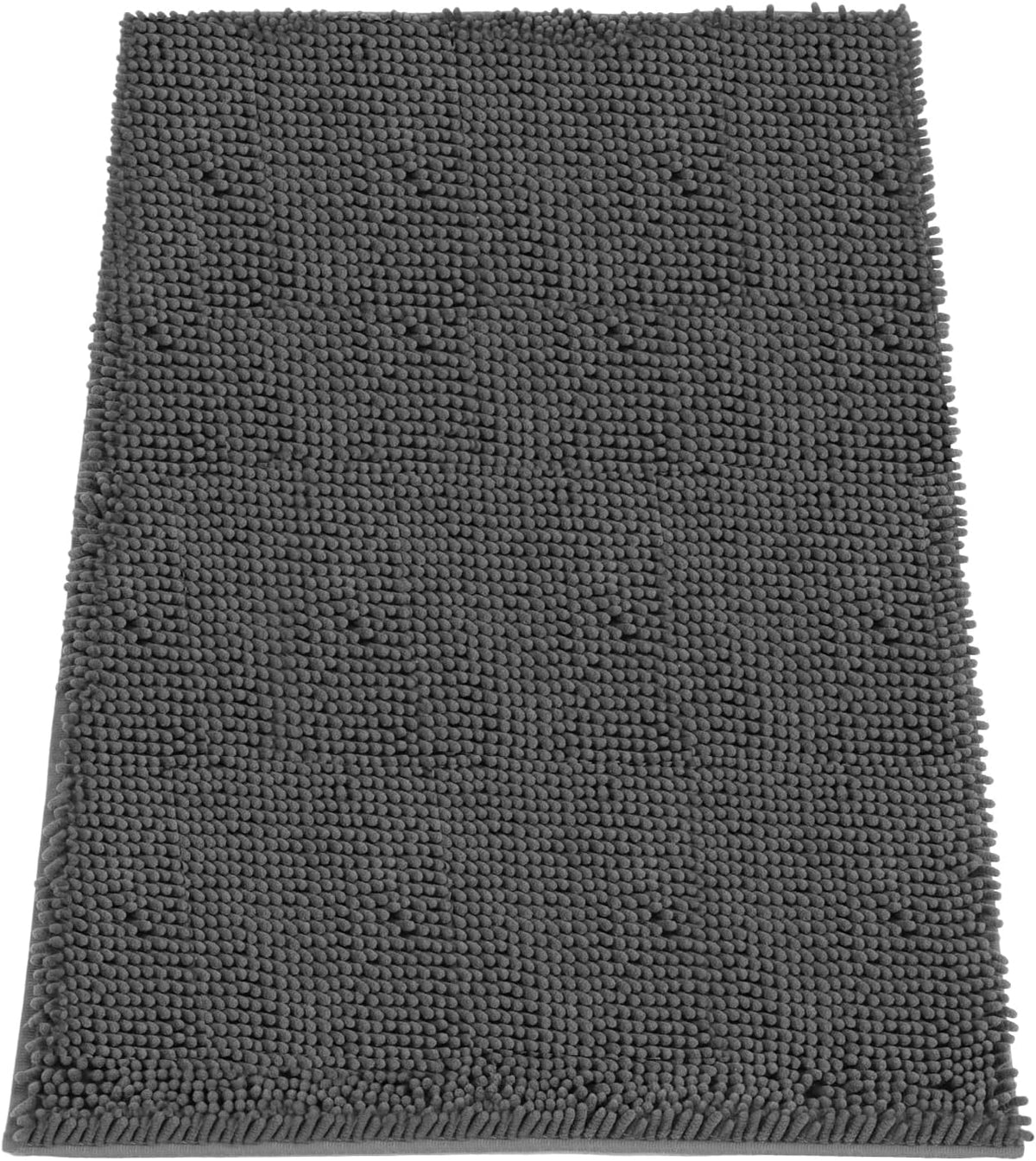 Absorbent Dog Door Mat for Muddy Paws - 48"L x 30"W x 1" Th / Dark Grey