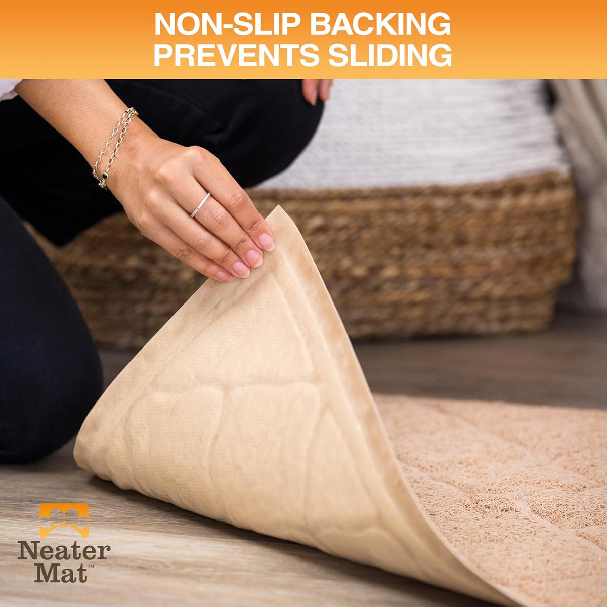 Neater Pets Neater Mat Cat Litter Mat - 23x35 / Beige - image 4