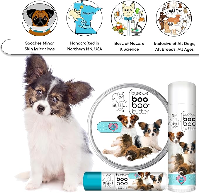 The Blissful Dog Papillon Boo Boo Butter, 8-Ounce