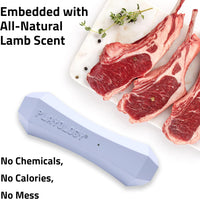 Playology Squeaky Chew Stick Scented Dog Toy - Jumbo / Lamb - image 4