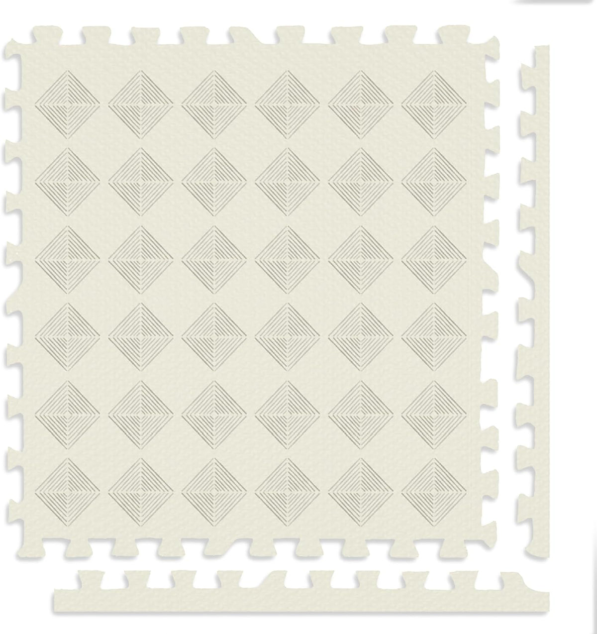 Play Platoon Kids Play Mat, 9 Tile 72x72 Inch - 72"L x 72"W x 0.6"Th / Hand Drawn Tile