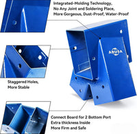 ABUSA heavy duty A-frame swing set brackets with 4 swing hangers and bolts - view 26