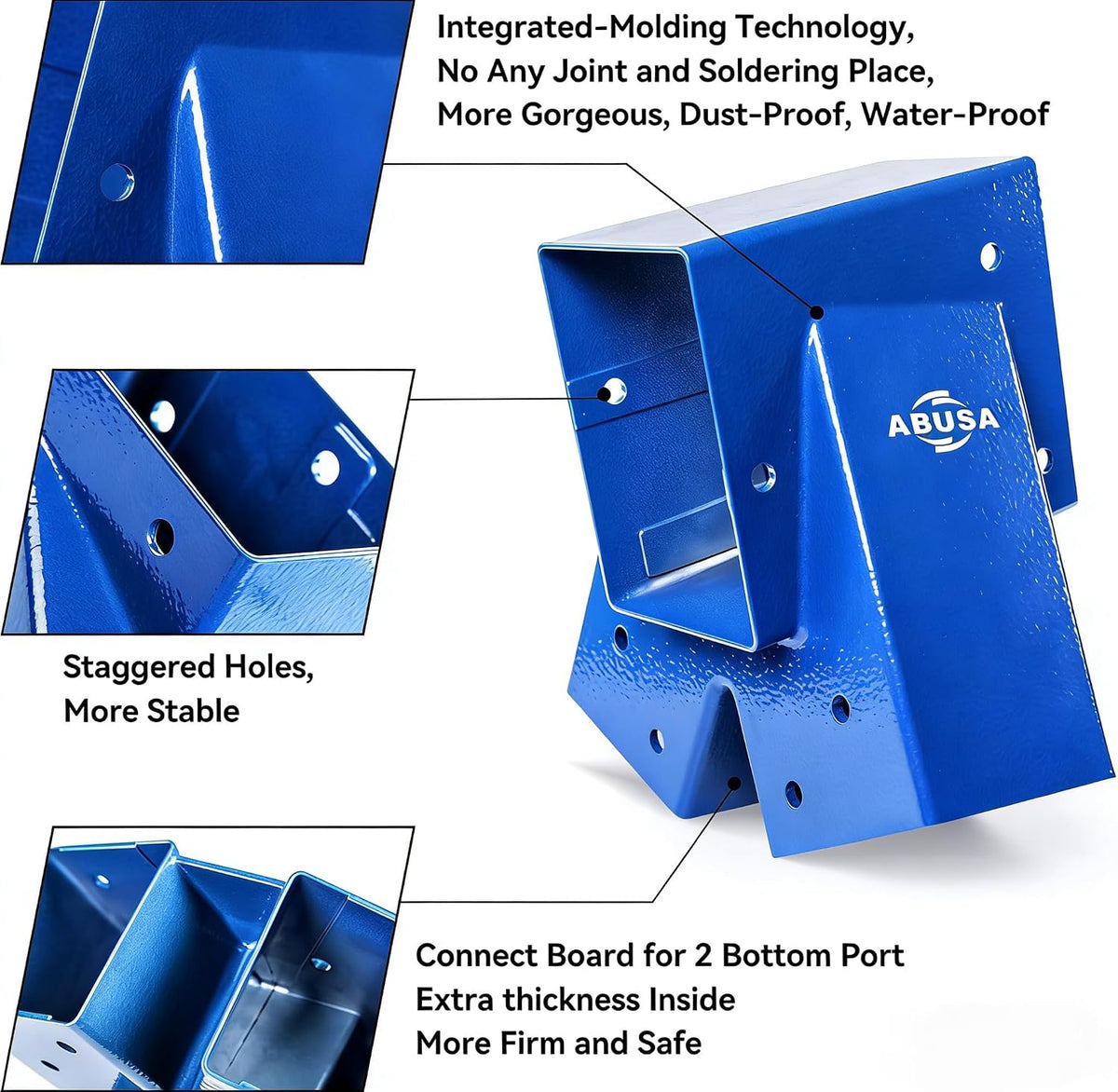 ABUSA heavy duty A-frame swing set brackets with 4 swing hangers and bolts - view 26
