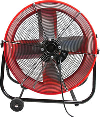 Maxx Air 24" Industrial Fan Heavy Duty - Rugged Drum Fan for Workshop - Powerful Shop Fans Heavy Duty for Industrial Use - Large Cooling Solution for Factories and Warehouses
