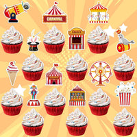 Adecortalk fall cupcake toppers, 48 glitter pumpkin, leaf and turkey picks in 8 designs - view 18