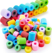 Frienda pool noodle bits, 50 colorful foam noodle pieces in assorted sizes - view 7