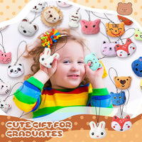 Libima 150 Pcs Mini Stuffed Animals Keychain, Plush Toys - 150 / Lovely - image 4