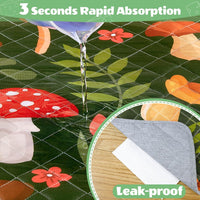 Unicorn Catcher 2 Pack Washable Guinea Pig Cage Liner - Mushrooms / 24X18in - image 4