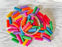 Sensory-N-Stuff rainbow colored elbow pasta sensory bin filler - view 9