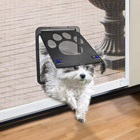 Dog Door for Screen Door, Cat Door Screen Small Dog Door Insert for Sliding Door Easy Install - 8" x 10" Small