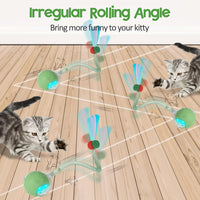 Interactive Cat Toys Ball, Automatic Moving Ball Toy - Green - image 2