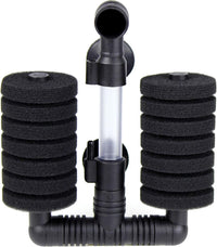AQUANEAT 4 Pack Double Bio Sponge Filter, for Fry, Betta, Shrimp - Small 1pc