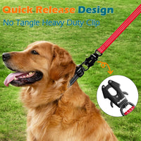 Heavy Duty Short Dog Leash - Red / 18 Inch - image 2
