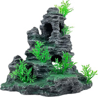 Extra Large Aquarium Decorations Large Fish Tank Rocks Hideout – Essentials for Fish - Mountain View [ Tree ]