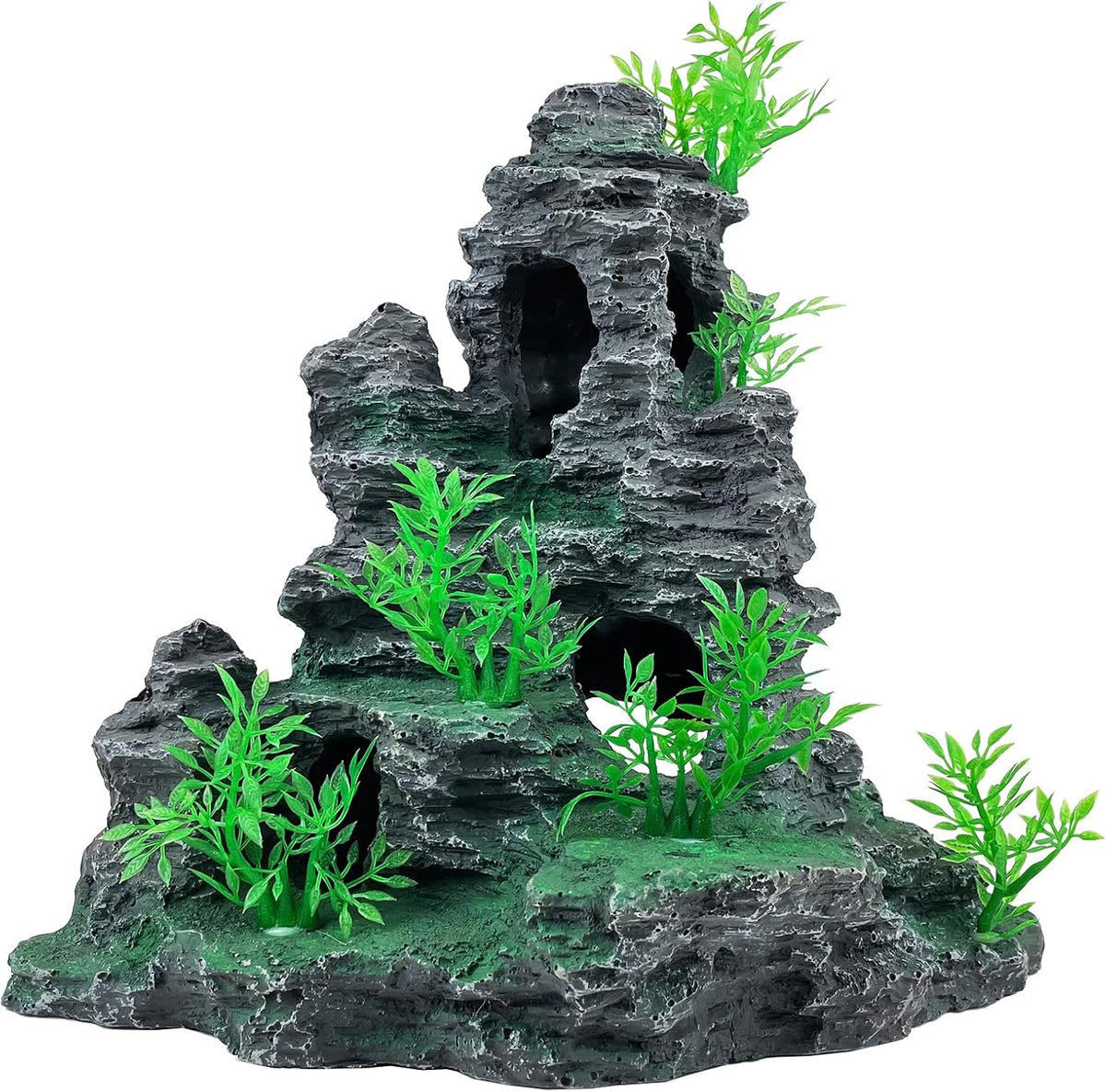 Extra Large Aquarium Decorations Large Fish Tank Rocks Hideout – Essentials for Fish - Mountain View [ Tree ]