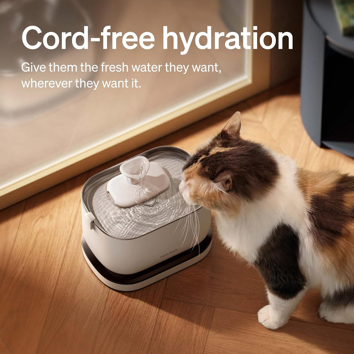 PETLIBRO Cat Water Fountain - White / Cordless Fountain - image 2
