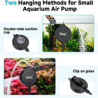 hygger 1.5 Watt Mini Aquarium Air Pump - Black - image 3