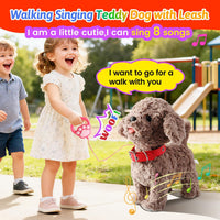 Marsjoy Samoyed Walking Dog Toy for Kids Singing Talking Puppy Barks - Teddy - image 3