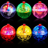 6 Pcs Cat Ball Ghost Hunting Light up Toy - Bright Color / 6