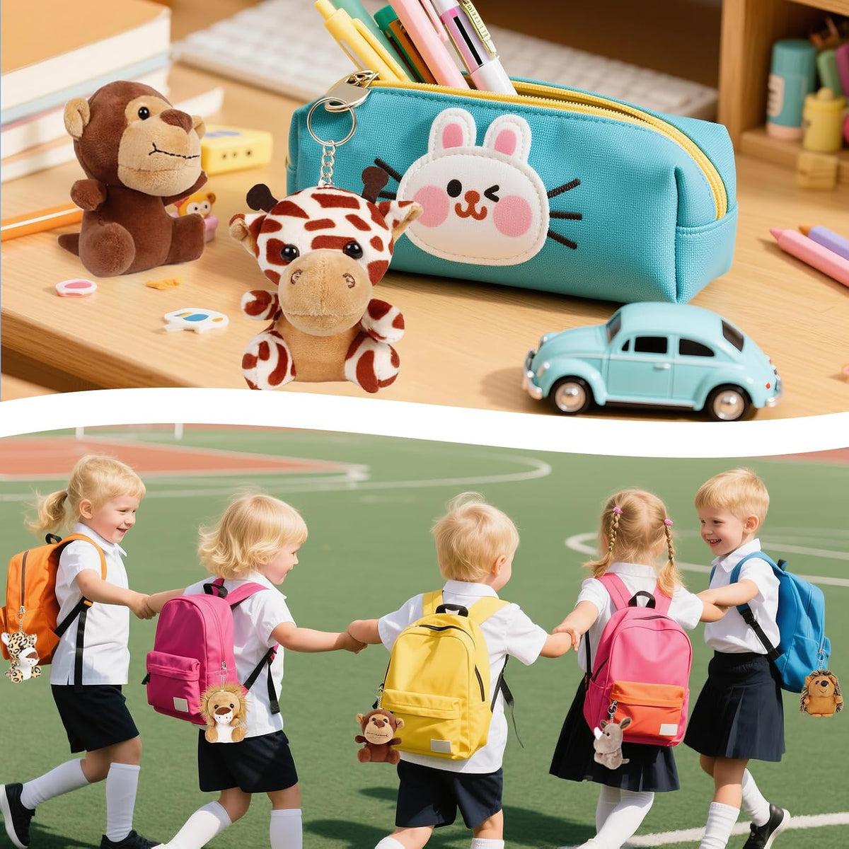 12 Pack Small Stuffed Animals Bulk - Sitting 24 pcs - image 2