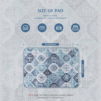 IEUUMLER Washable Pee Pads for Dogs, 2 Pack Reusable Non-Slip Grip, Super Absorbent Waterproof Puppy Pads for Potty Training, Playpen, Crate, Whelping Box EU011 (Blue, 36" x 41")
