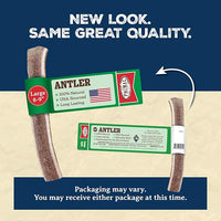 Primal Antlers for Dogs, Grade A Split Elk Antlers for Large Canines 30-45 lb, Natural Chews for Aggressive Chewers, Naturally Shed, Long Lasting Dog Bones, 1 ct