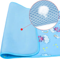 NACOCO Summer Pet Cooling Mat - M: 19.5" x 27.5'' / Blue Castle - image 3