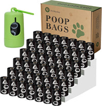 Cherry Blossom Scented Dog Poop Bags, 42 Rolls 630 counts - Black / 630 Count (Pack of 1)