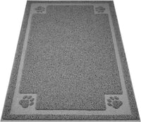 UPSKY Large Cat Litter Mat Trapper 35"×23", Waterproof, Non-Slip - Grey