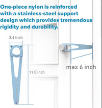 Neobay Cat Door Latch with Stabilizer - Blue 1 Pack - image 2