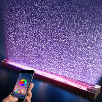 Smart App-Controlled LED Aquarium Light with 16 Million Colors - 19 inches