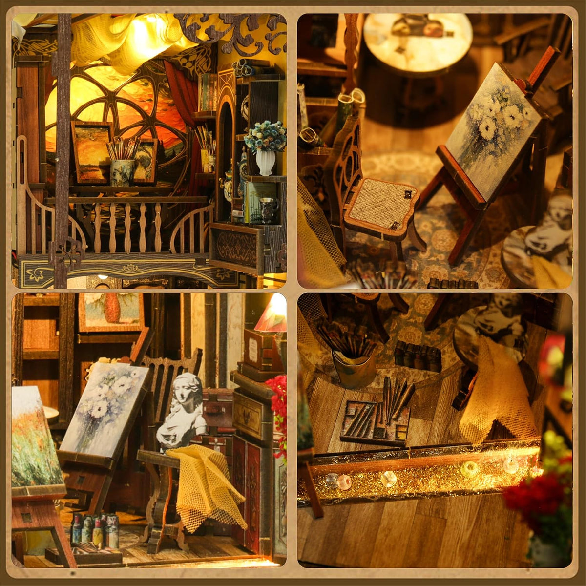 CRIOLPO DIY Miniature Dollhouse - The World in the Frame - image 4