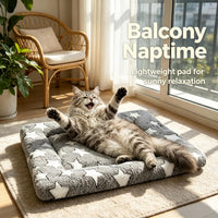 Dog Bed Mat,Reversible & Ultra Soft Kennel Pad-Machine Washable Pet Bed for Dogs & Cats-All-Weather - 18.0" L x 14.0" W x 1.5" Th / Gray - image 3