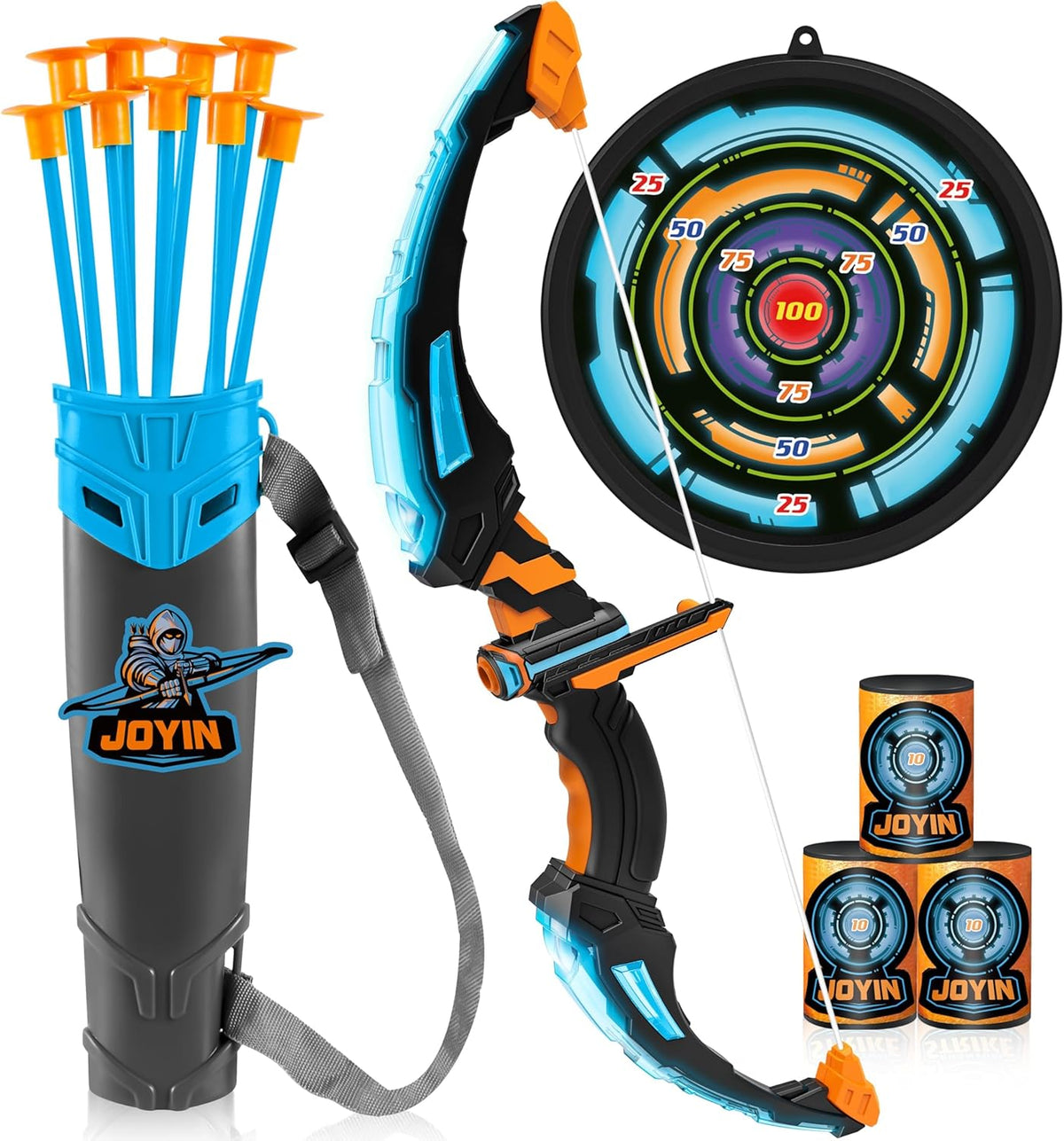 JOYIN Kids Bow and Arrow Set - Navy Blue