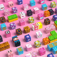 SSAWER 48 piece magnetic blocks travel set with colorful building cubes - view 22