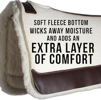 Professional's Choice 100% Steam-Pressed Wool Felt Saddle pad