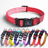 Roses&Poetry Reflective Dog Collar with Gradient Mistyrose - S / RosePink - image 3