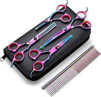 Gimars Titanium Coated Professional 6 in 1 4CR Stainless Steel Dog - Colorful 6 in 1